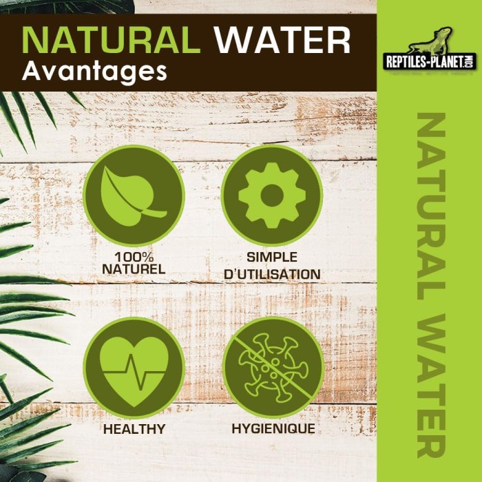 Natural Water - 500 ml - Reptilesplanet