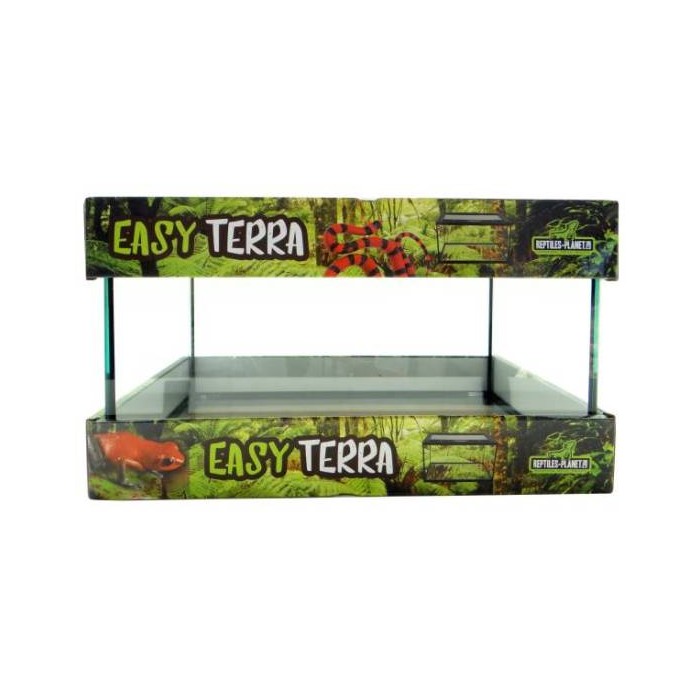 Easy Terra M - 40x26x23(H) cm Monté - Reptilesplanet