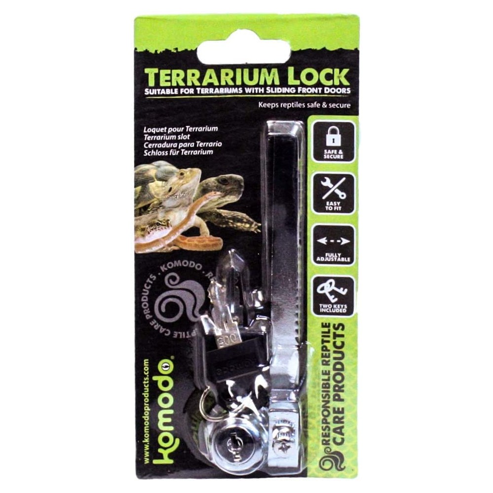 Komodo terrarium lock