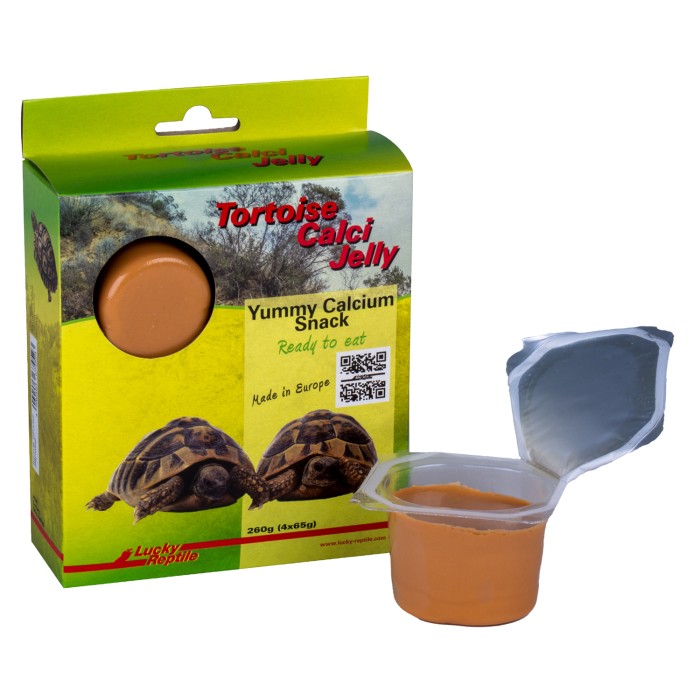 Jelly, gelé pour tortues terrestres (riche en calcium) - Lucky reptile