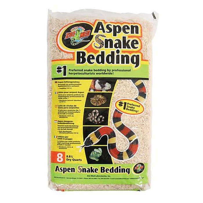 Aspen snake bedding - Zoomed