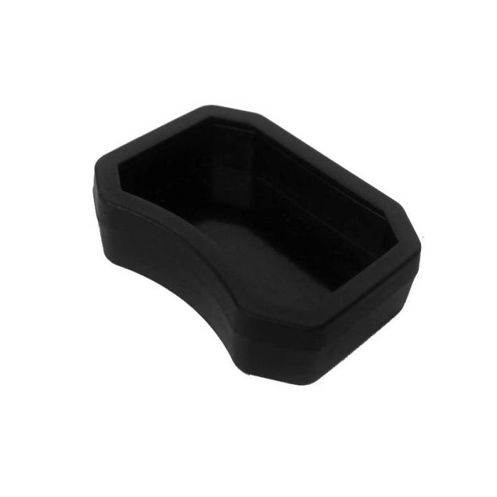 Plastic dish Black M 9.8x7.5x2.8 cm